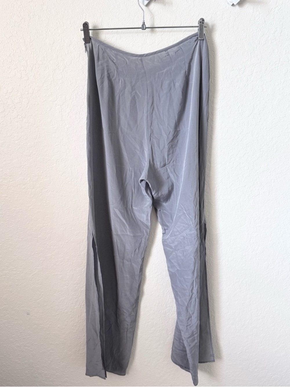 Light Gray Wide-Leg Lounge Pants